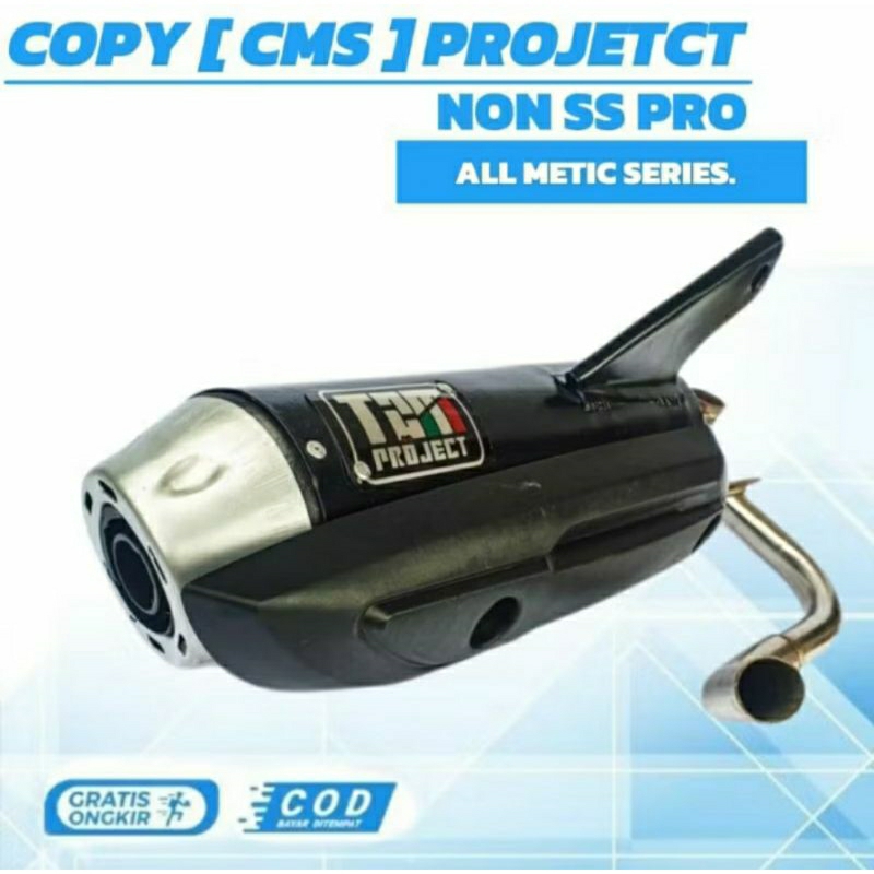 KNALPOT STANDAR METIC Tzm project All metic Beat pgm fi beat fi beat karbu beat delux scoopy mio spo