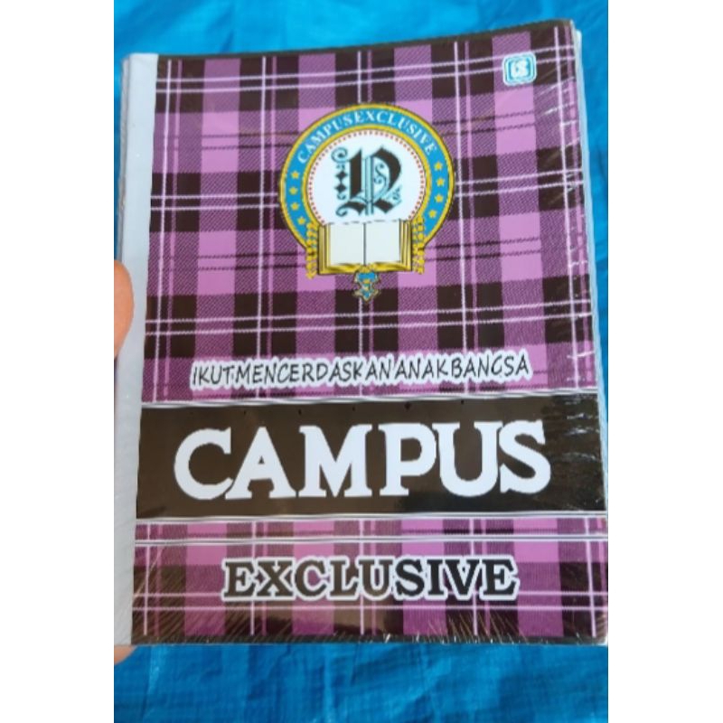

Buku tulis anak sekolah// buku campus besar isi 50 lembar // campus kecil 38 lembar
