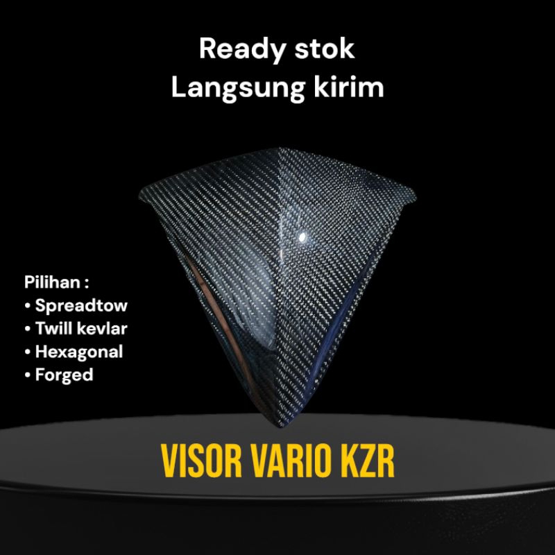 Visor Vario KZR 125 Old Bolham Carbon Original