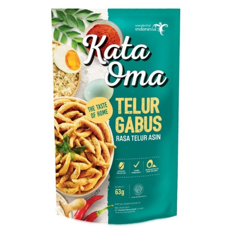 

Kata oma telur gabus rasa telur asin 50 gram