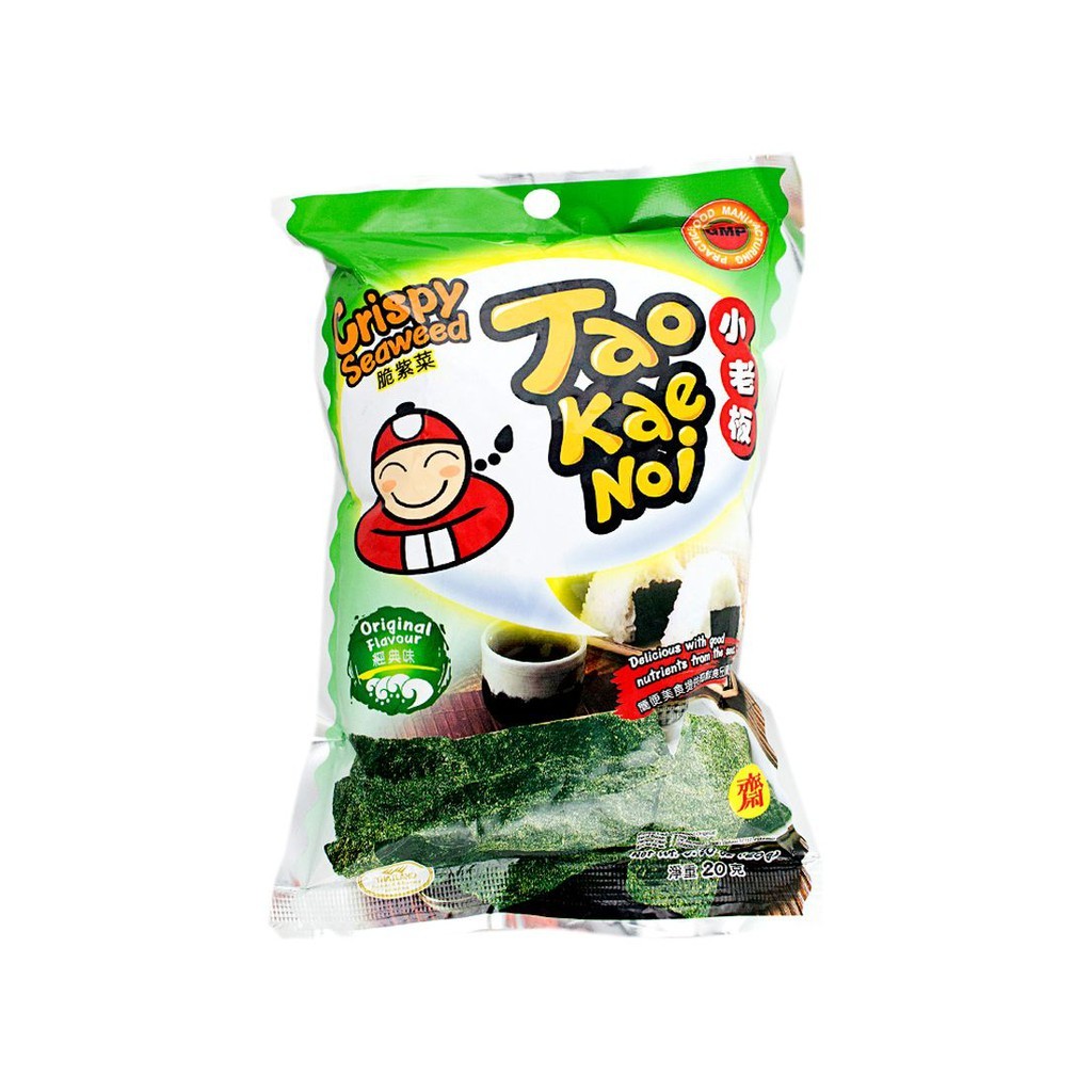 

Tao kae noi rumput laut crispy original 15 gram