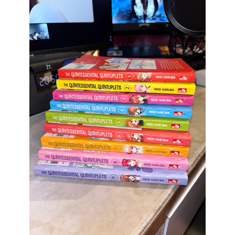 KOMIK/MANGA Gotoubun no Hanayome Vol.1-9, ORIGINAL, PREOWNED BEST CONDITION