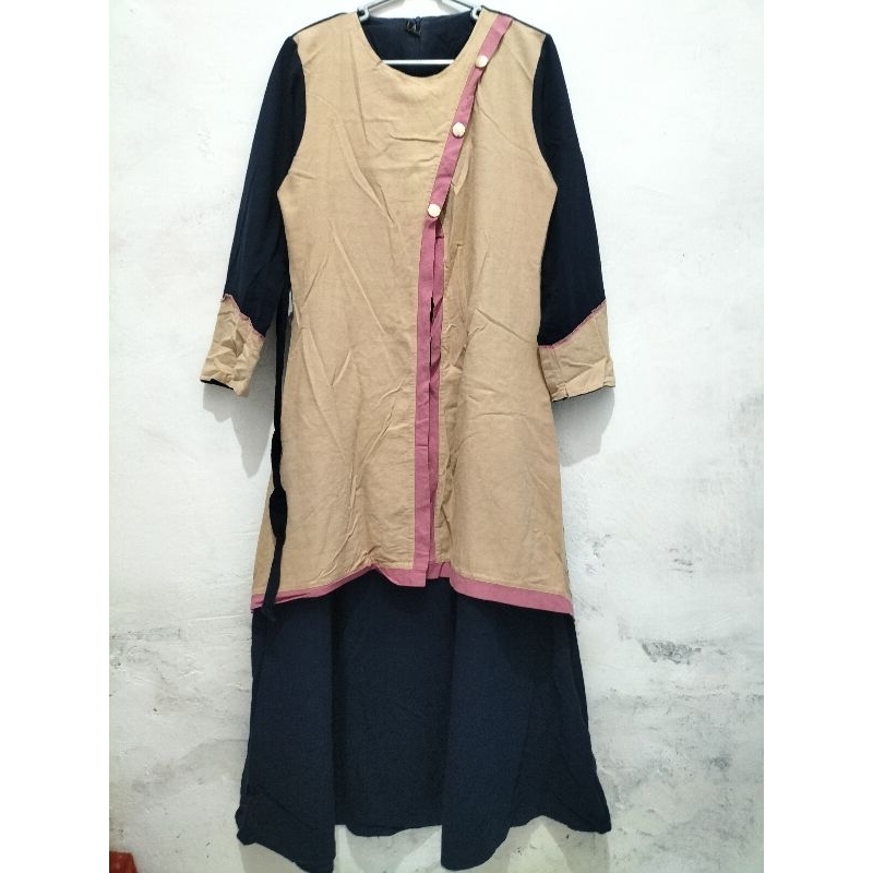 [PRELOVED] GAMIS REMAJA NAVY