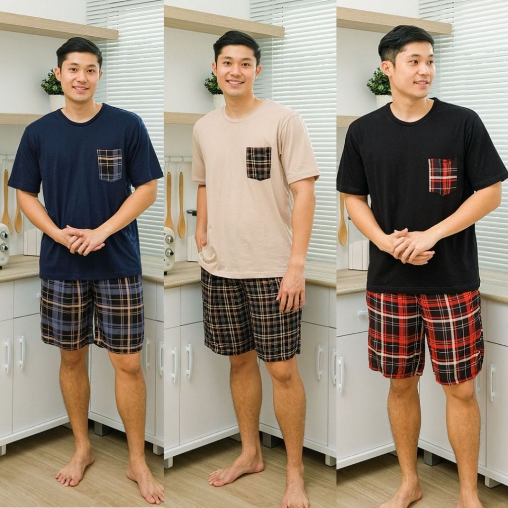 Cielyn | TENCEL™️| Gerald Men | Set Baju Tidur Laki Laki | Piyama Laki Laki