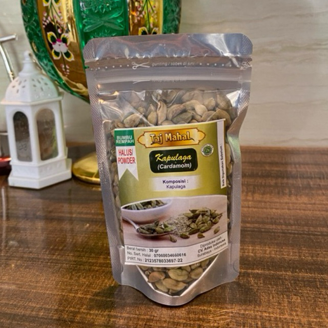 

Kapulaga Utuh 50gr Asli 100%