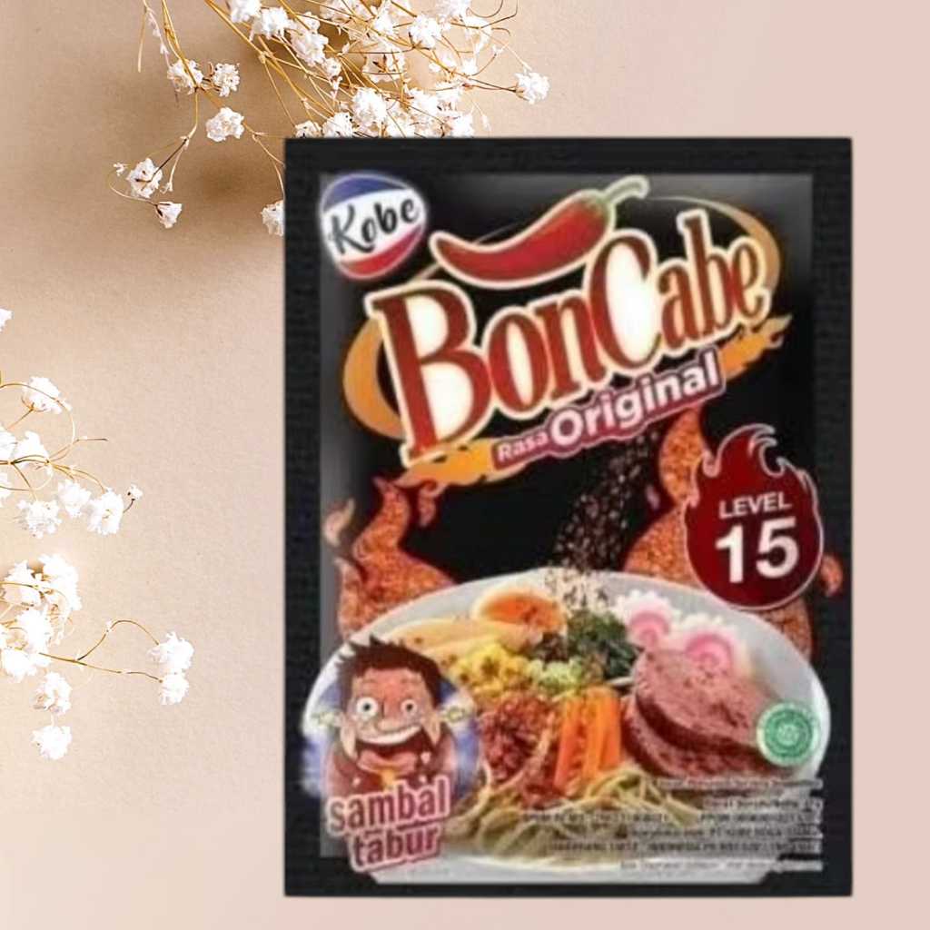 

Sambal Tabur Bon Cabe Level 15 5.5 GR Halal