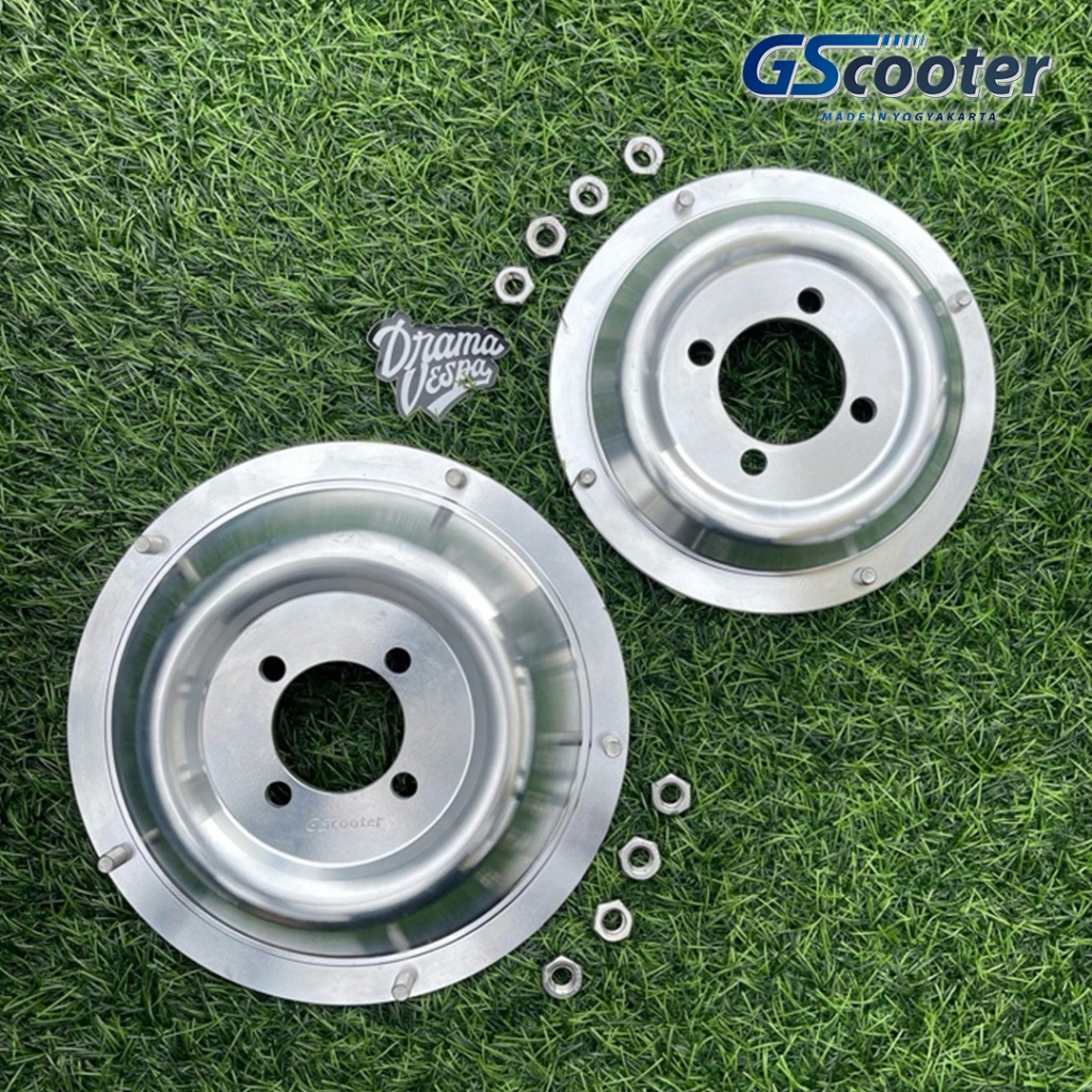 Ufo Rally Vespa GScooter Lubang 4 Ring 8 / 10