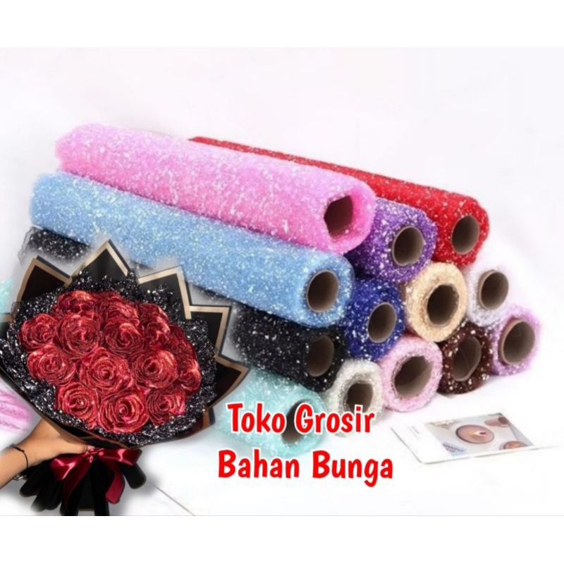 

50 x 50 cm Kain Salju Buket - 1 lembar - Kain Tile Salju - Kain Snowy Jaring Buket
