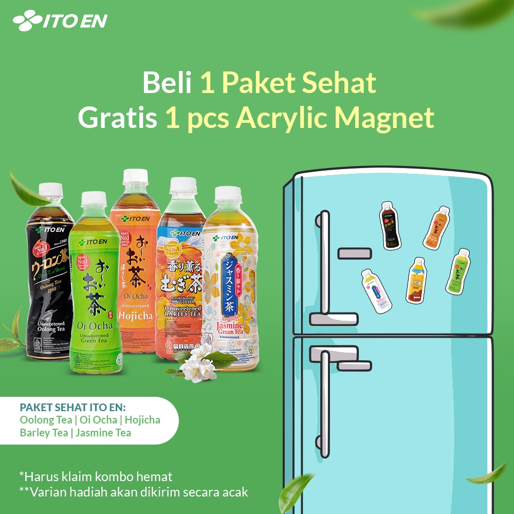 GWP - ITO EN KARIKATUR AKRILIK MAGNET KULKAS