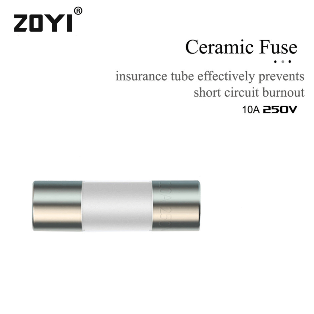 Zoyi Fuse Keramik Fuse For Multimeter Instrument 10A 3.5mm x 10mm 250V