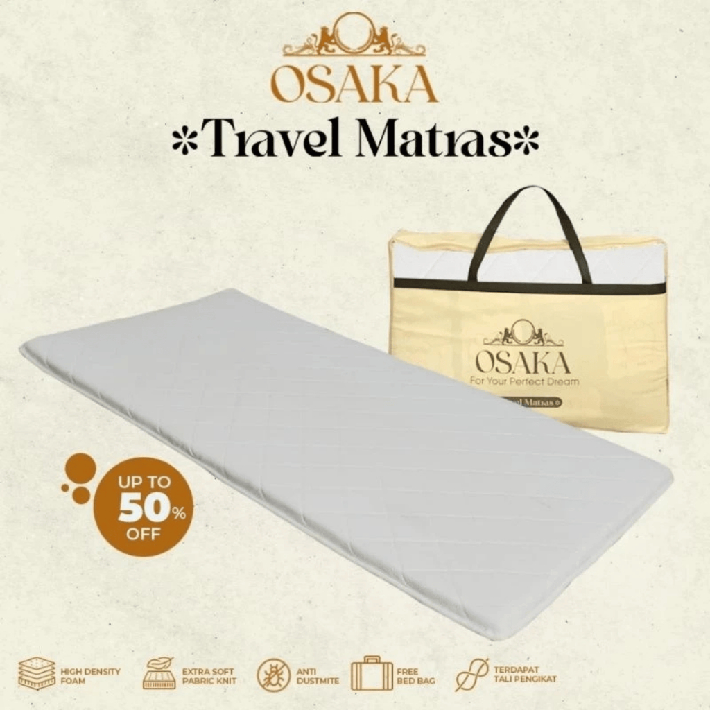 [ FREE TAS ] KASUR LANTAI OSAKA/ TRAVEL MATRAS