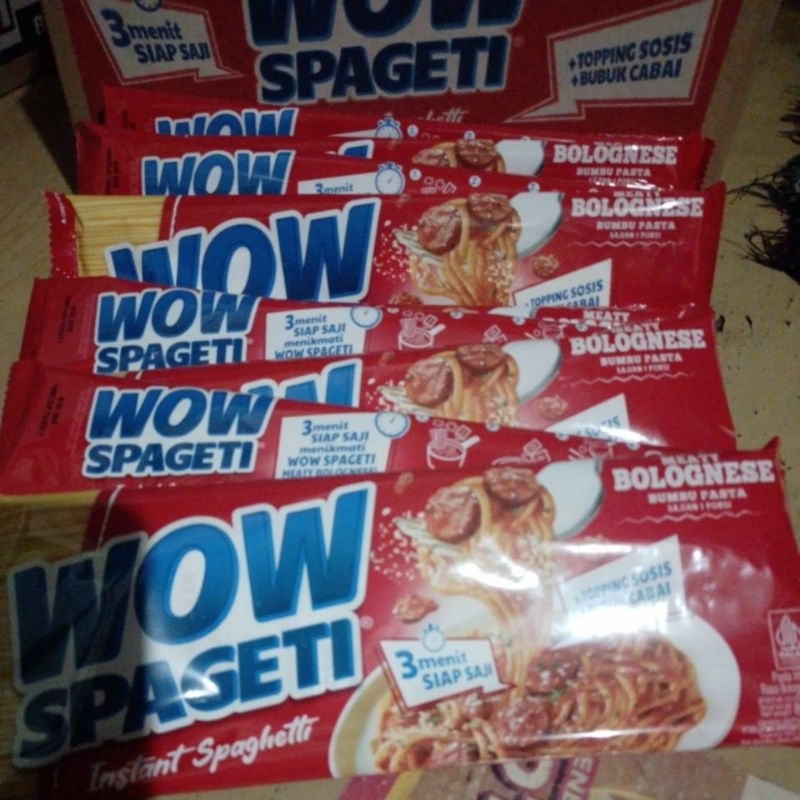 

wow spageti bolognese