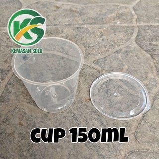 THINWALL CUP tempat puding plastik 150ml 150 ml KLIR