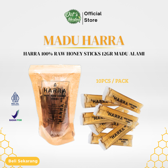 

Madu Sticks Harra – Madu Raw Murni dalam Kemasan Mudah dan Praktis 12g
