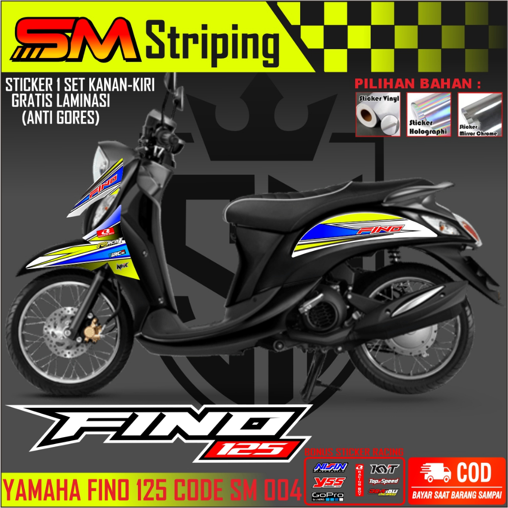 Stiker Fino FI Grande 125 Decal Striping Fino FI Grande 125 Premium