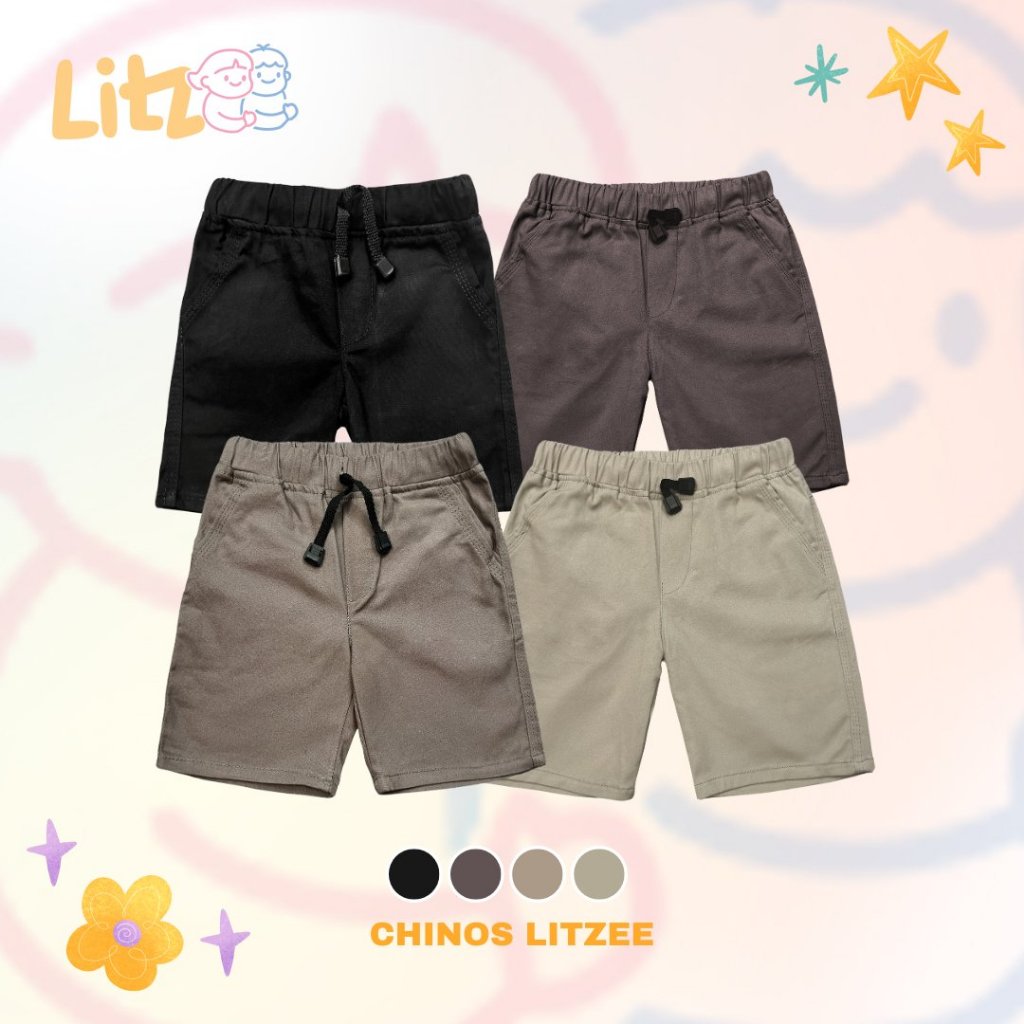 Celana Pendek Anak "Chinos" | Short Pants Chinos | Chinos Pendek Litzee | Celana Anak