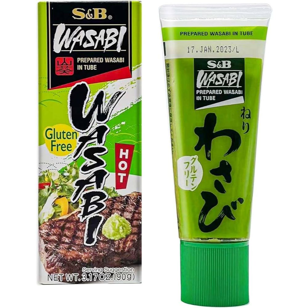 

S&B Wasabi in Tube 43gr & 90gr saus wasabi