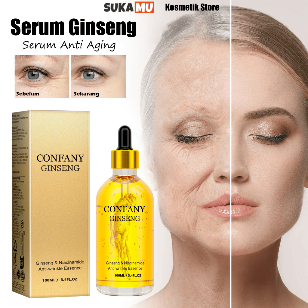 Serum Ginseng | Serum Anti Aging | Hydrating Serum | Moisturizer Anti Aging | Anti Aging Skincare