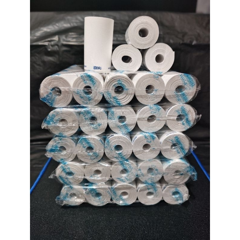 

Thermal Struk mesin Kasir Logo BRI (Ukuran 57 mm x 30 mm) 5 Bungkus (50 Roll) + Bonus (4 Roll)