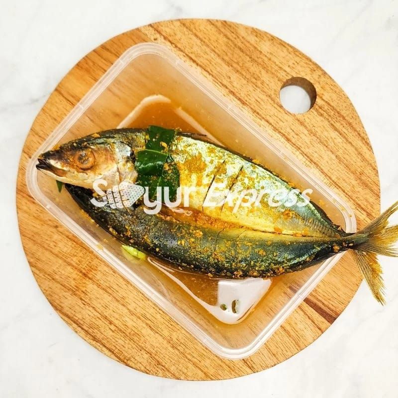 

KIRIM INSTAN Ikan Layang / Ikan Salem Bumbu Kuning 2 ekor Siap Goreng