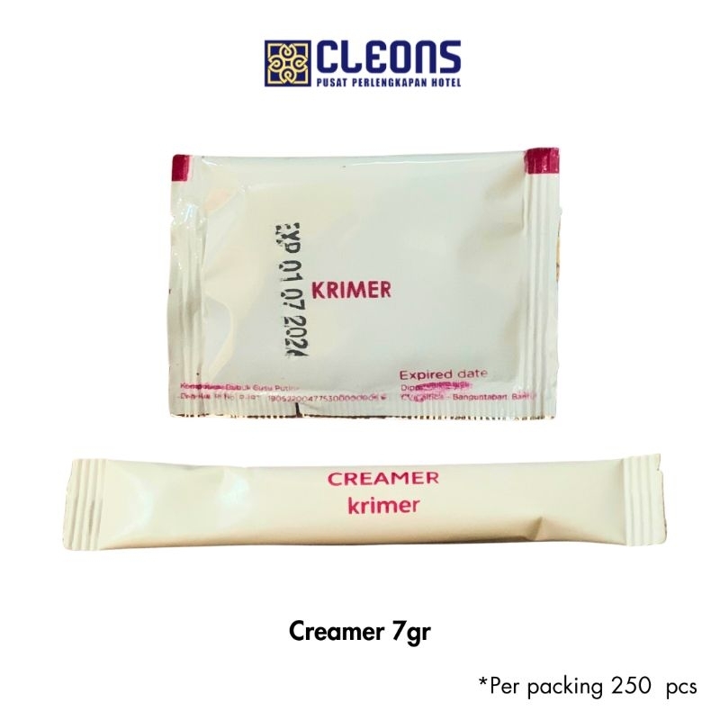 

[CLEONS] CREAMER STICK/KRIMER HOTEL/KRIMER RESTAURANT 7 GR ISI 250 PCS