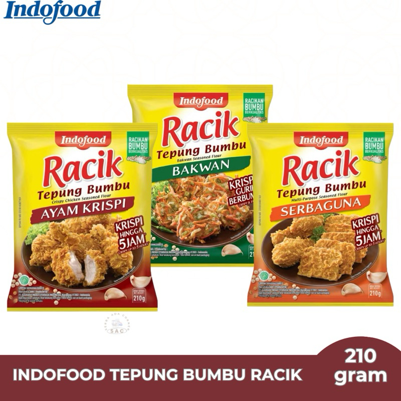 

Indofood Racik Tepung Bumbu Serbaguna 210gr