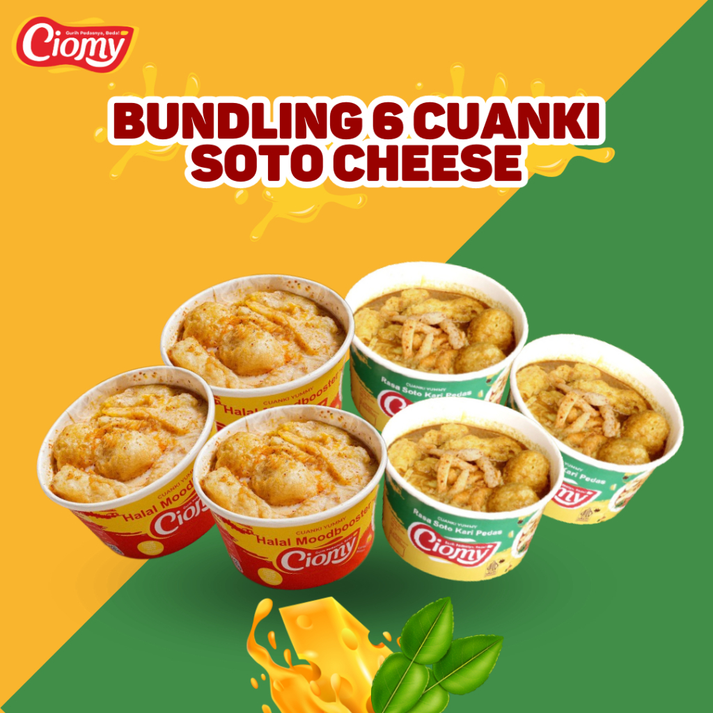 

CIOMY - Paket Bundling 6 Varian Kuah Keju dan Kuah Kari