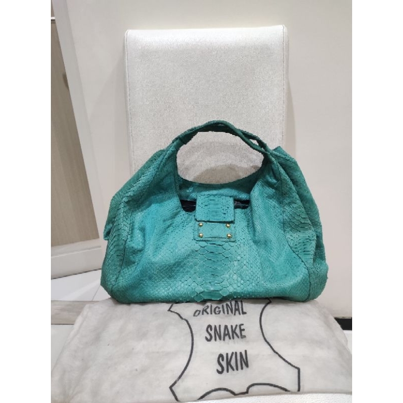 JUAL MURAH Tas Hobo Kulit Ular ASLI dari BALI