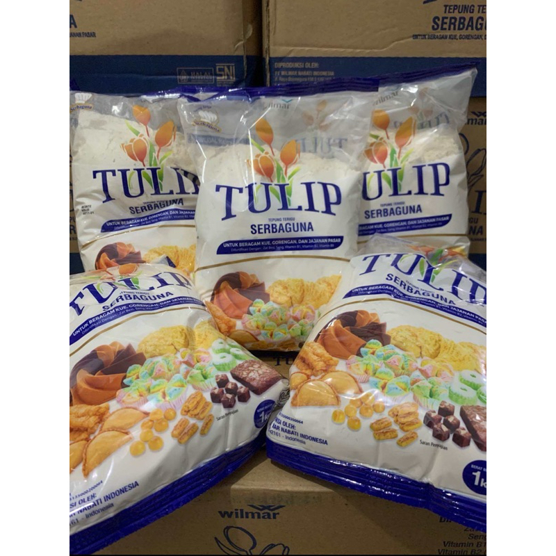 

Tulip Tepung 1 KG PAKET 5 PCS ( PAKET HEMAT )