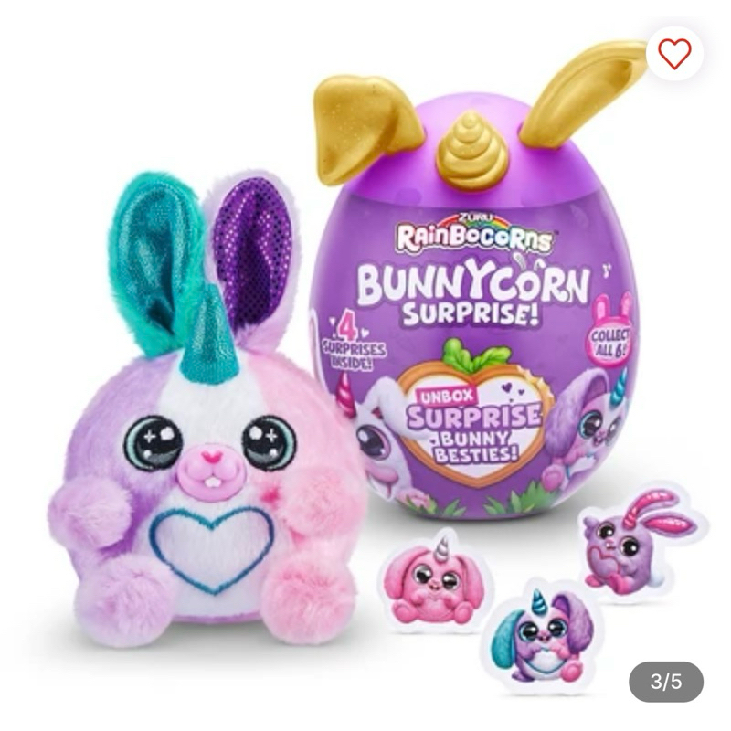 Zuru Set Boneka Rainbocorns Bunnycorn