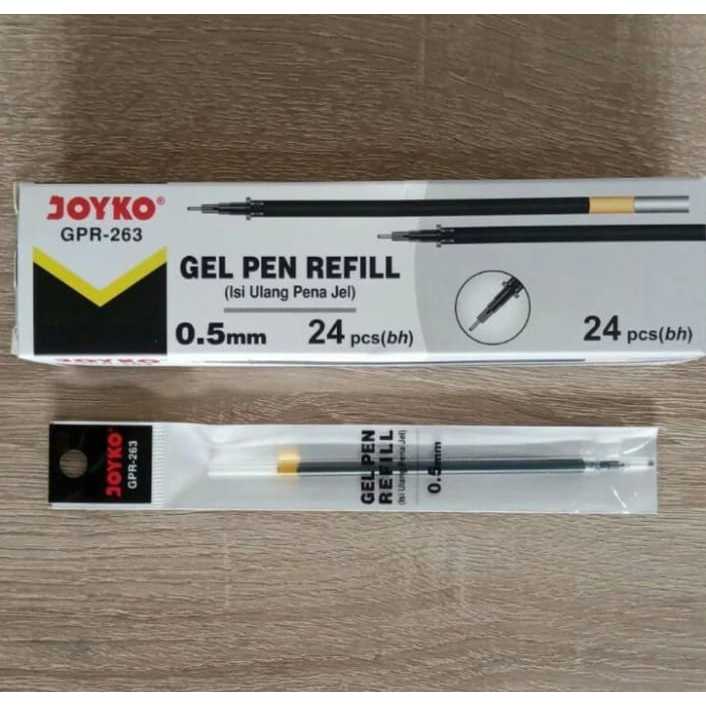 [1 Kotak] Refill Tinta Pulpen 0.5mm Joyko / Isi Ulang Tinta Pulpen / Refill Gel Ink Pen Gell