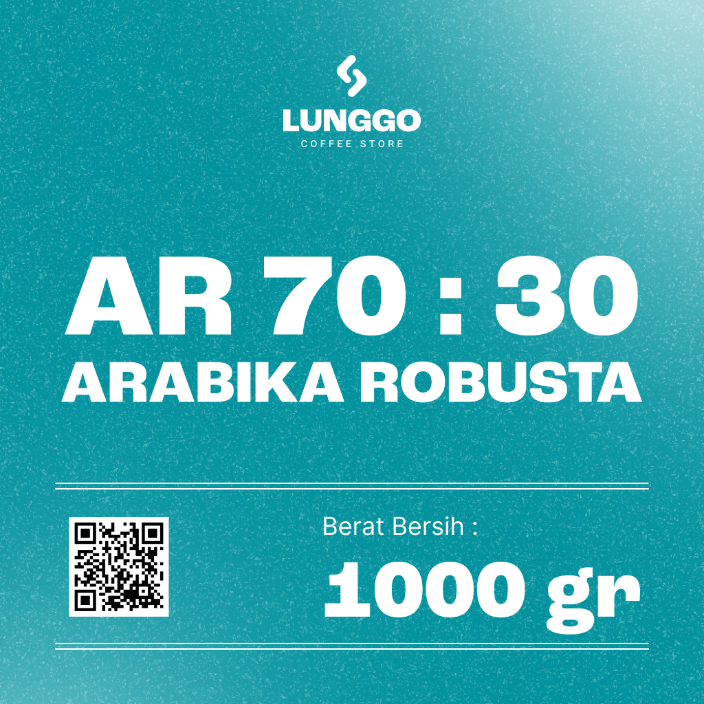 

Biji Kopi Bubuk 1kg Espresso Based 70% Arabika 30% Robusta Lunggo Coffee Store