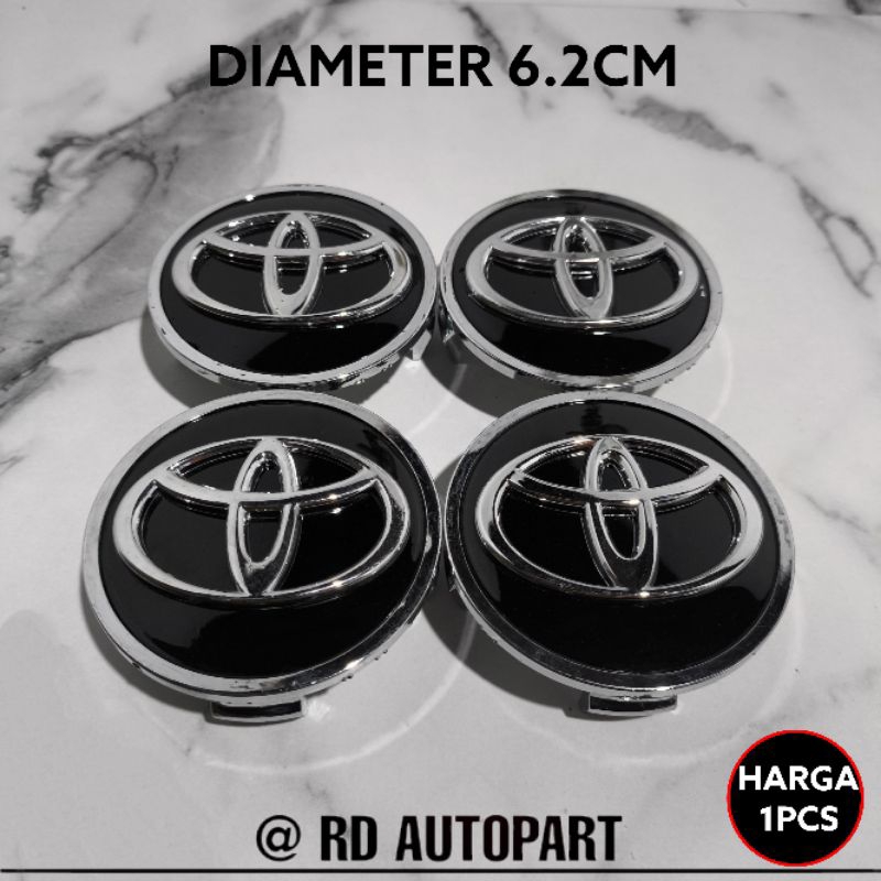 Tutup Velg Dop Roda Toyota Avanza Tahun 2016-2021 Hitam