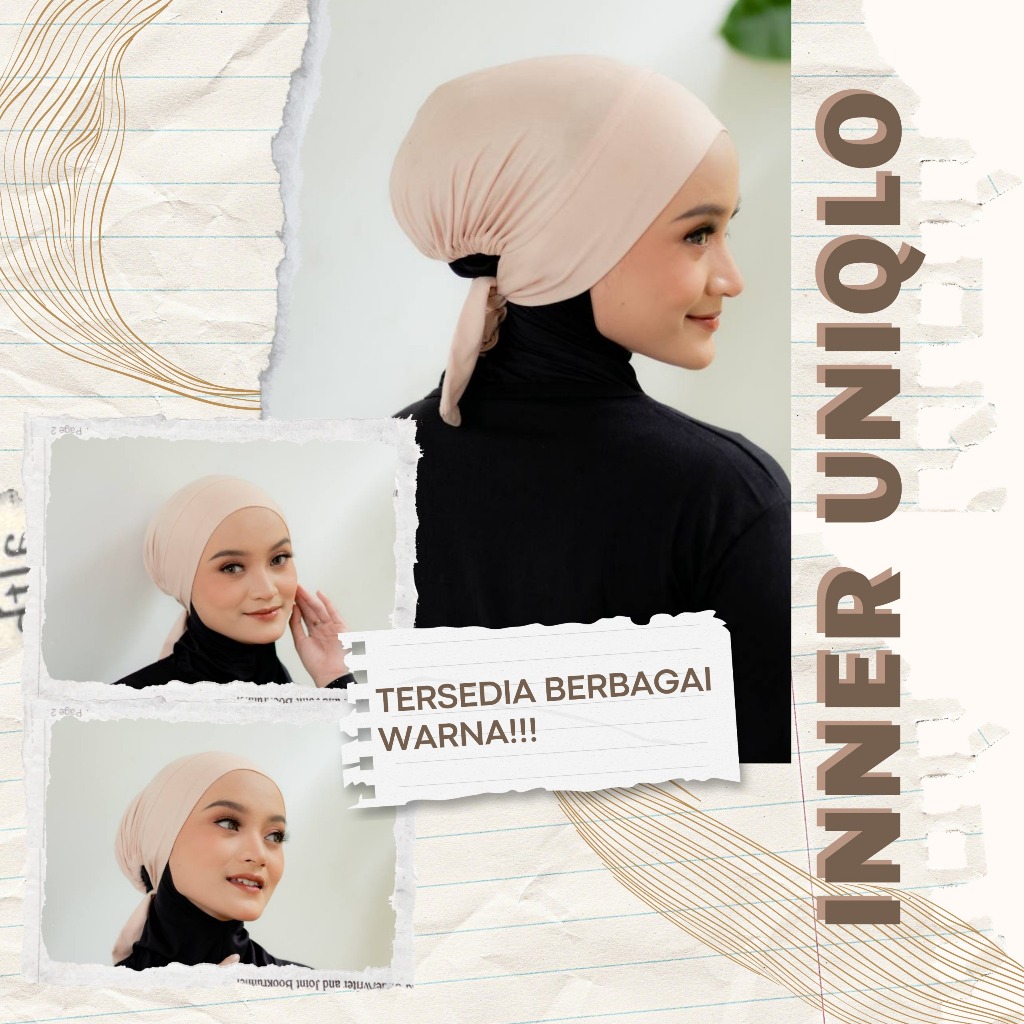 Inner Hijab/Ciput Uniqlo Rayon Premium