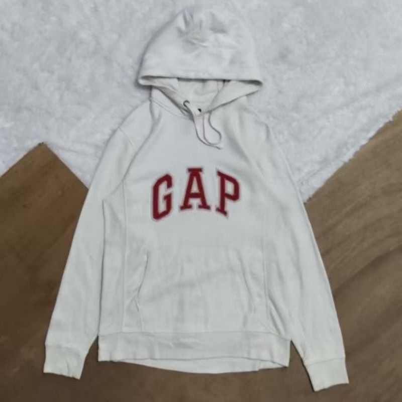 Hoodie putih GAP Big logo