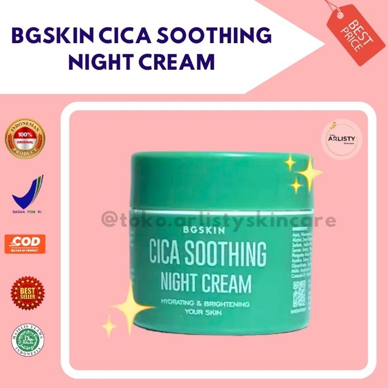 BGSKIN night cica bgskin Night brightening