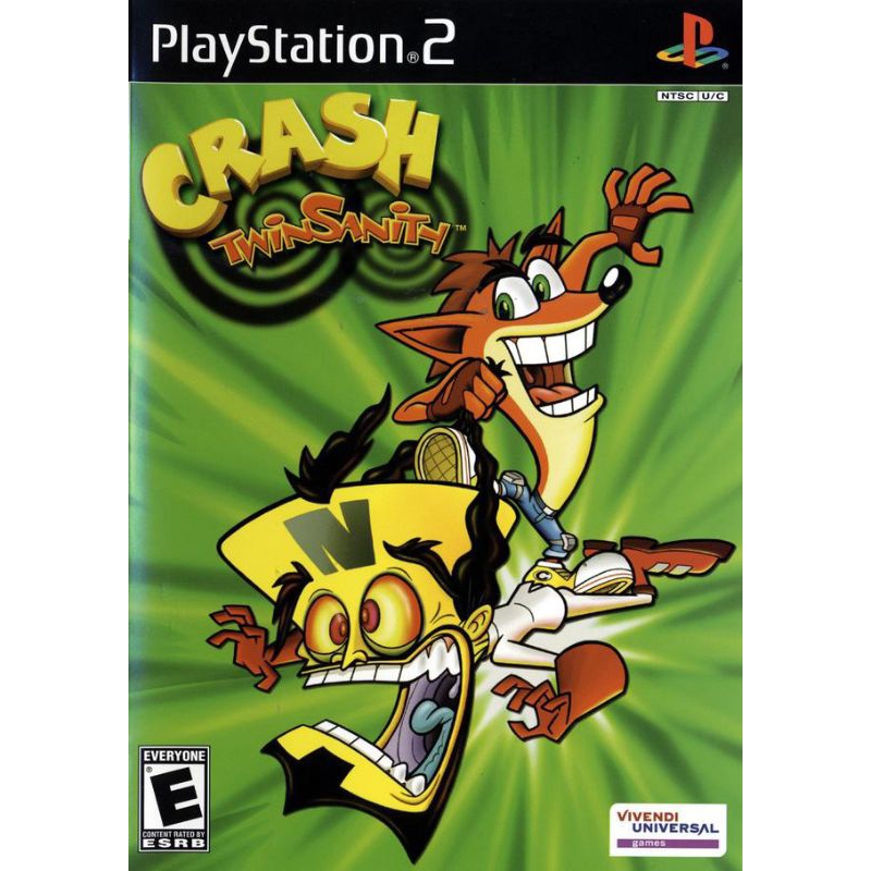 KASET PS2 CRASH TWINSANITY