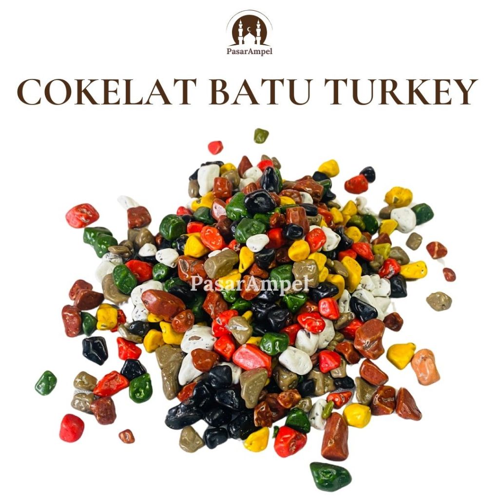 

Cokelat Kerikil Turki Premium 250gr Manis Lumer Crunchy