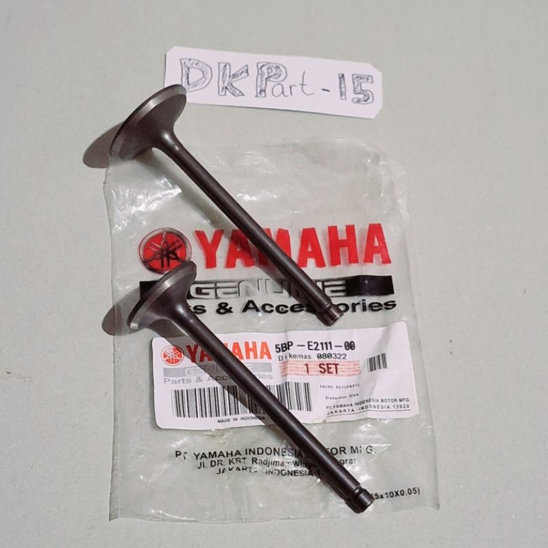 Klep set ori yamaha 5BP payung klep yamaha Scorpio Z