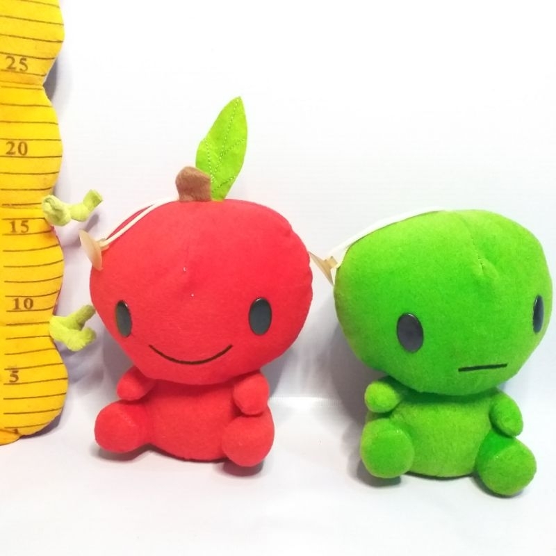 PAKET BONEKA EDUKASI BUAH APEL MERAH DAN HIJAU