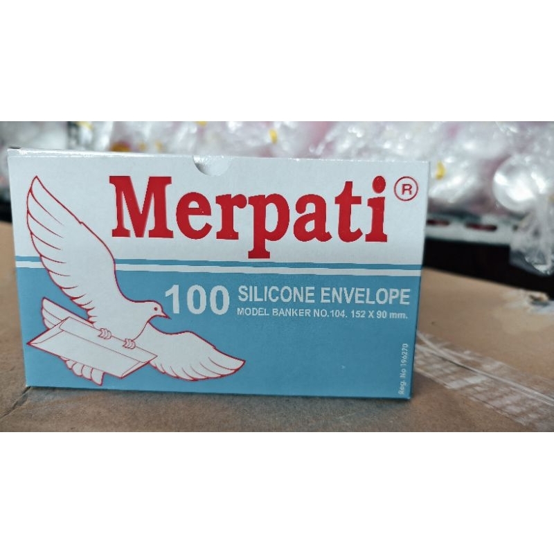 

AMPLOP MERPATI ISI 100 pcs Uk 152 x 90 mm/ KULAAN