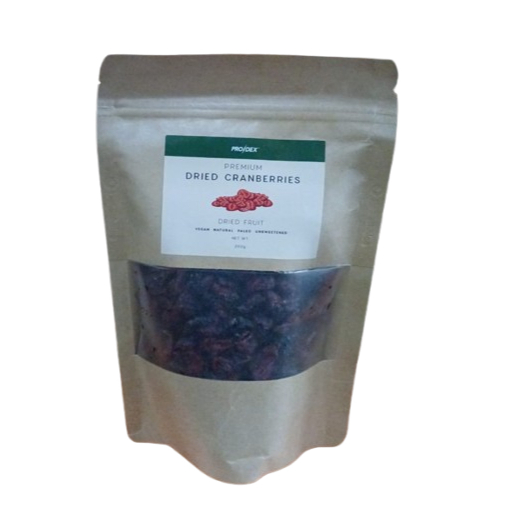 

Prodex Premium Dried Cranberries 200g – Buah Kering Sehat & Tinggi Antioksidan