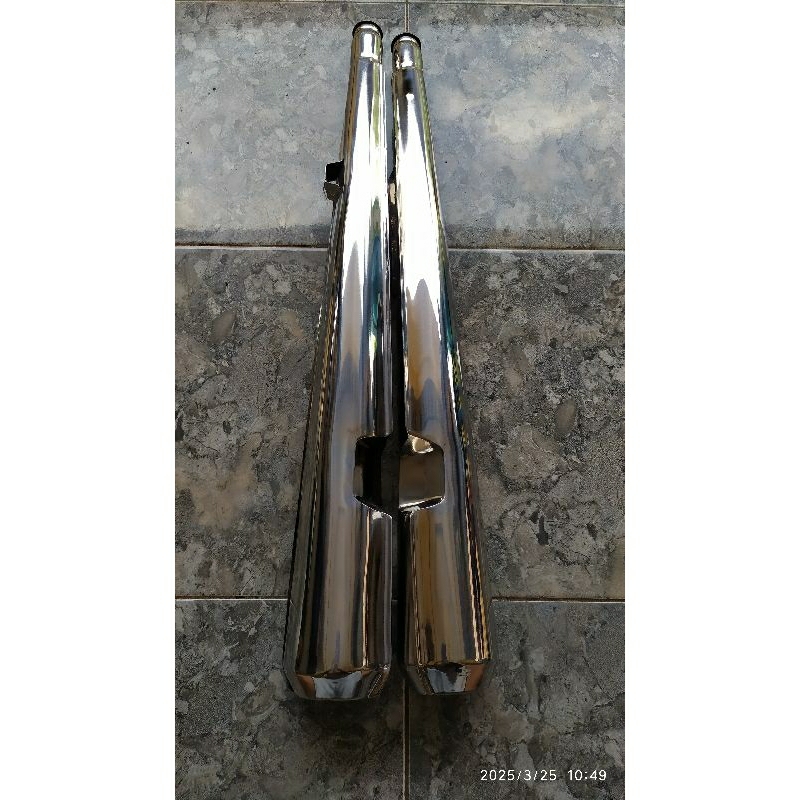 knalpot CB200 cb200 cb twin custom honda cb 200 stainless