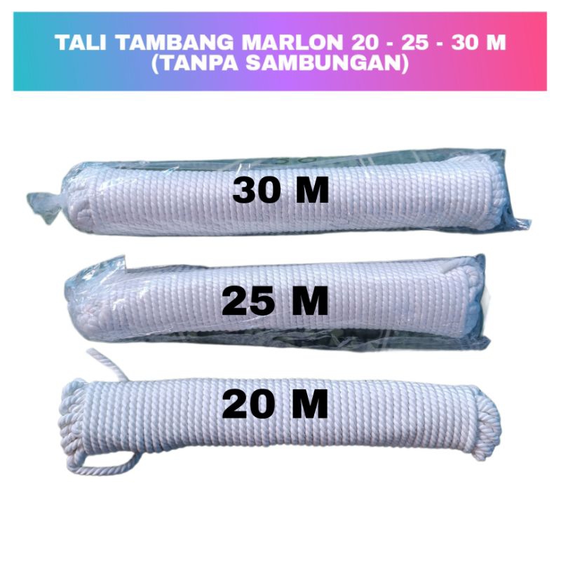 

TALI TAMBANG MARLON 20 - 25 - 30 M tanpa sambungan