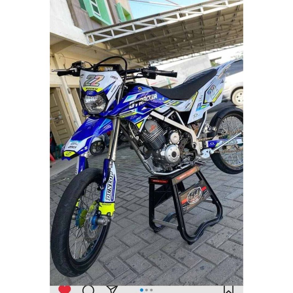 decal stiker klx bf dtracker gordon bisa COD premium hologram