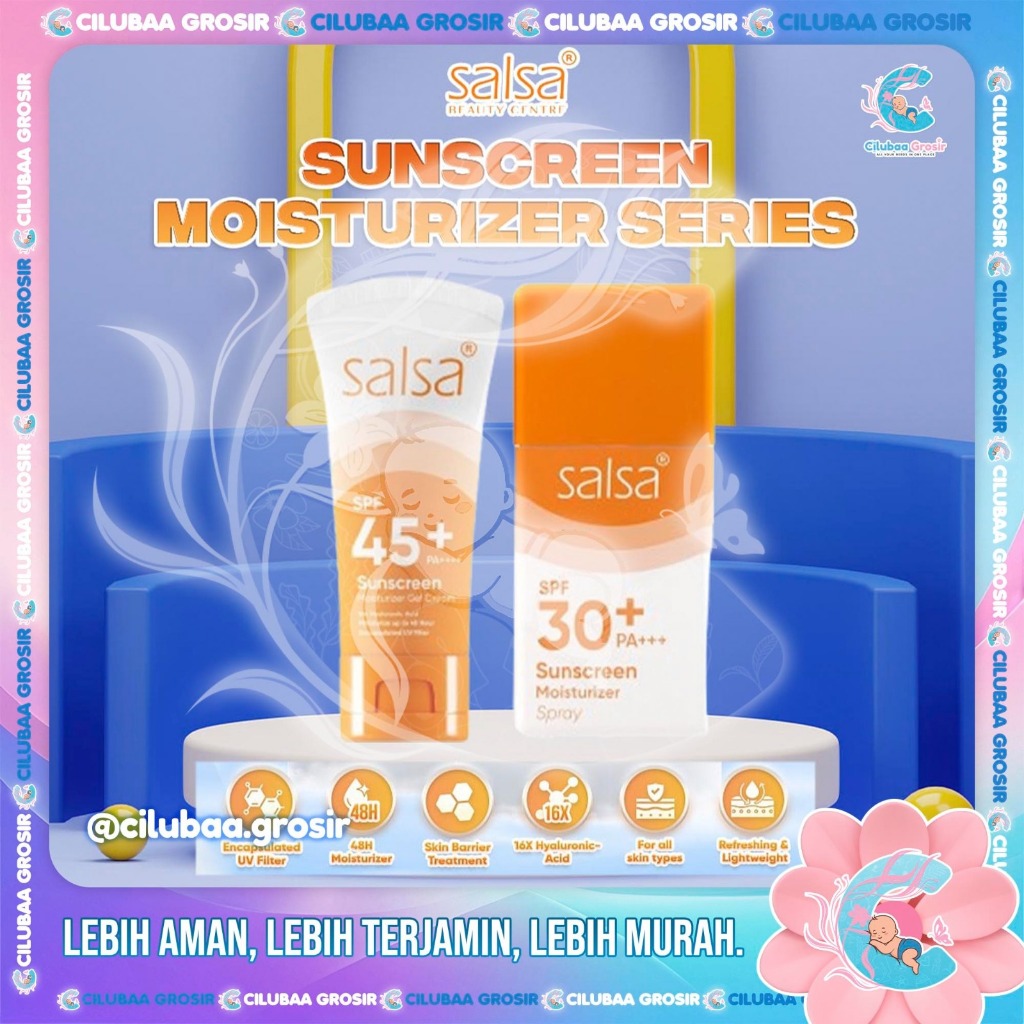 SALSA Sunscreen Moisturizer Series ||  Sunscreen Moisturizer Spray SPF 30+ PA+++ || Gel Cream SPF 45