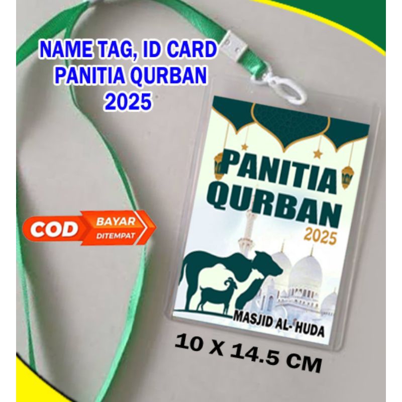 

ID CARD/NAME TAG PANITIA QURBAN 2025
