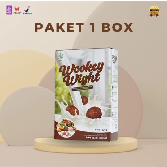 

DISKON 1 BOX !!! Wookey Weight - Susu Penambah Berat Badan 200gr Paket Nutrisi