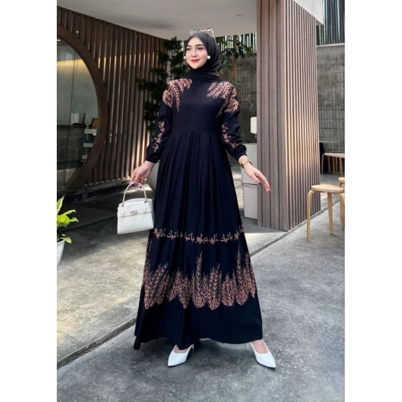 gamis Twill ori floy | gamis Twill ori terbaru |gamis Twill ori Pekalongan