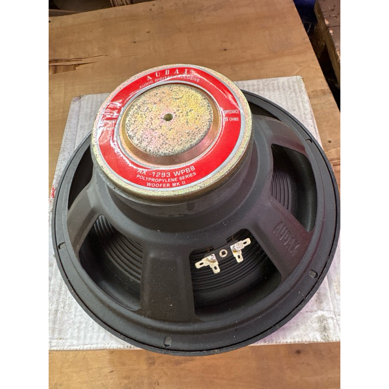 speaker woofer audax 12” AX 1293 WPB8